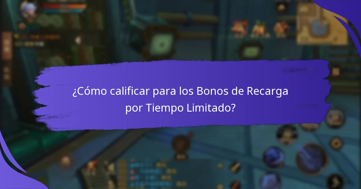 ¿Por qué son importantes la Urgencia y los Eventos Especiales para los Bonos de Recarga?