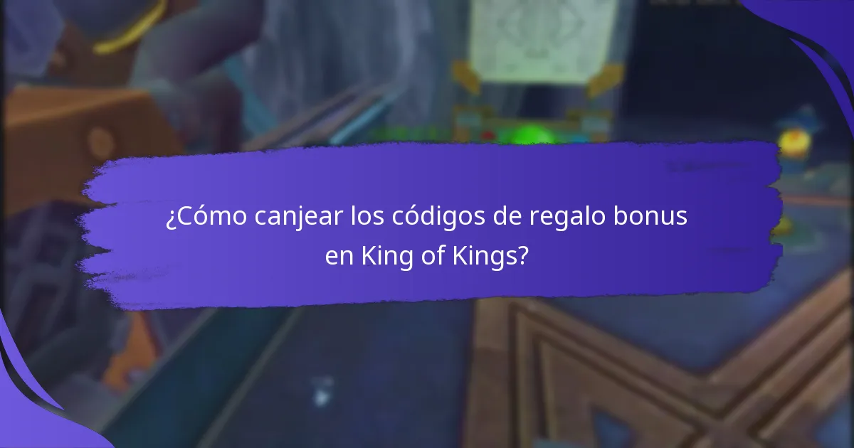 ¿Cómo canjear los códigos de regalo bonus en King of Kings?