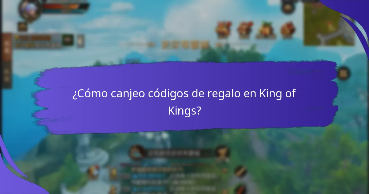 ¿Cómo puedo obtener códigos de regalo premium para King of Kings?