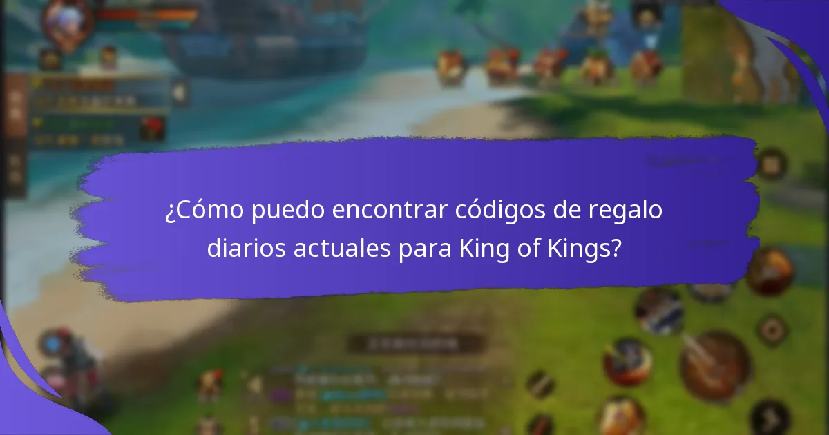 ¿Cómo canjeo códigos de regalo en King of Kings?