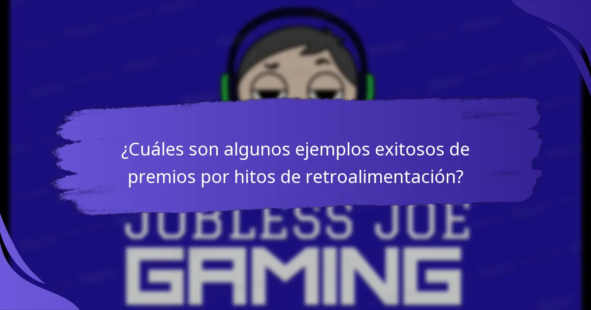 ¿Cómo se comparan los premios por hitos de retroalimentación con otros incentivos?
