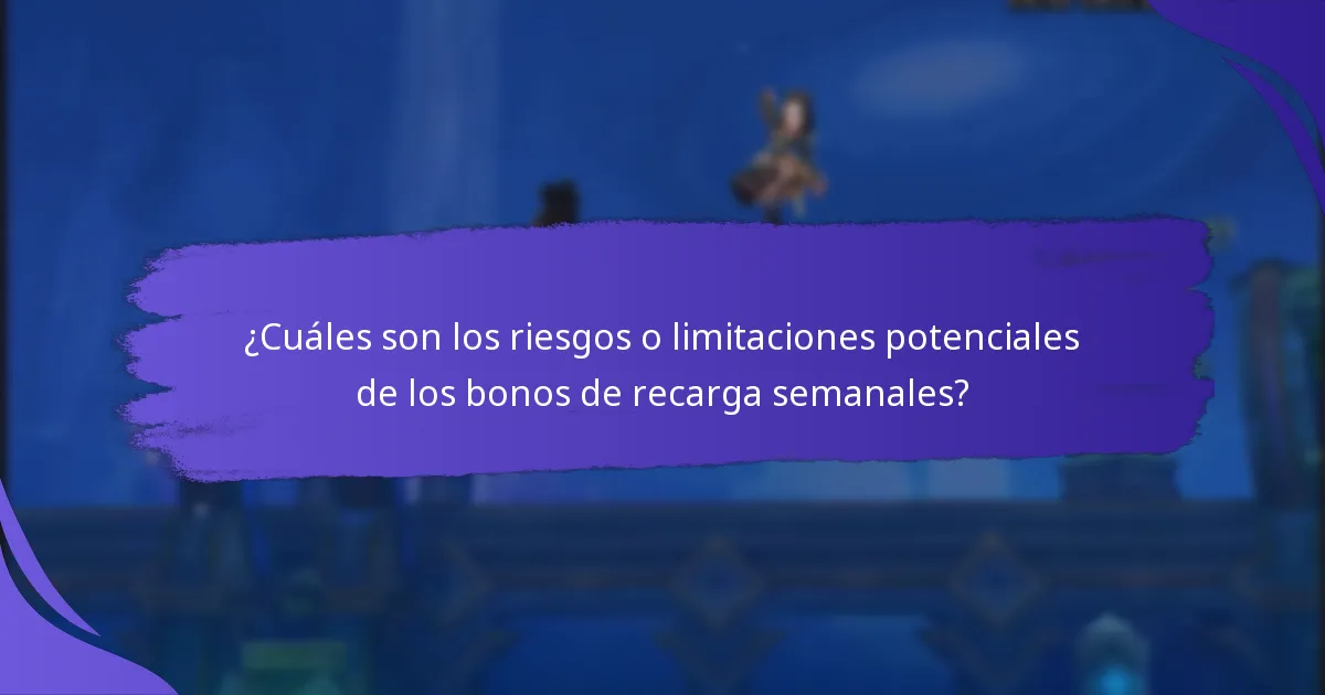 ¿Cuáles son los pasos para participar en los bonos de recarga semanales?