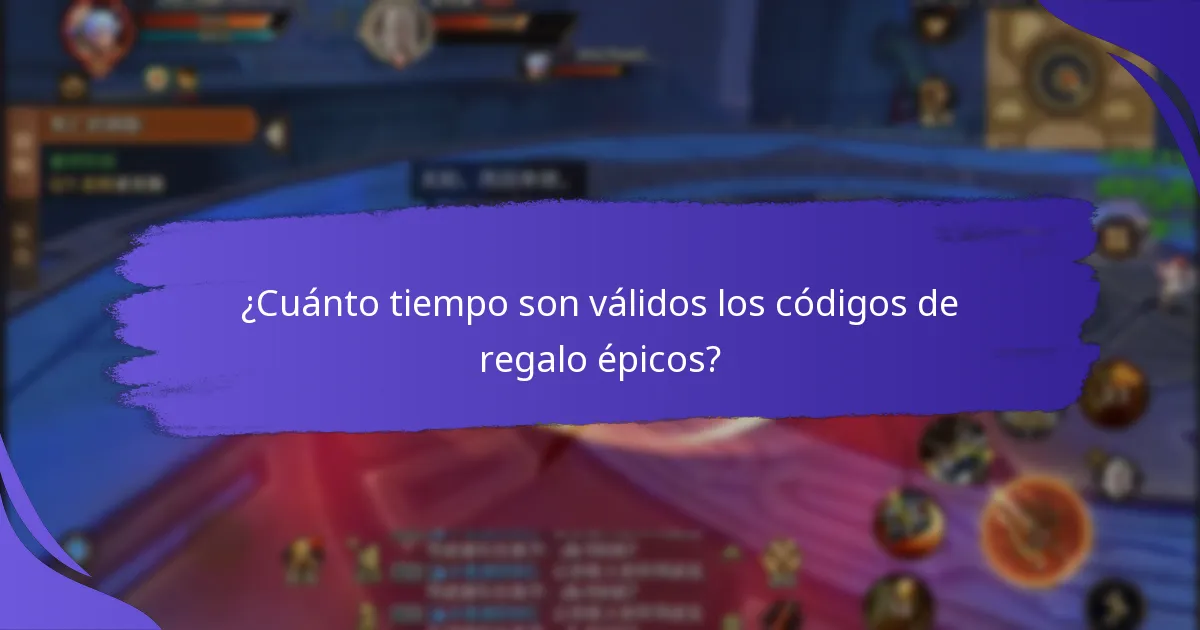 ¿Qué recompensas proporcionan los códigos de regalo épicos?